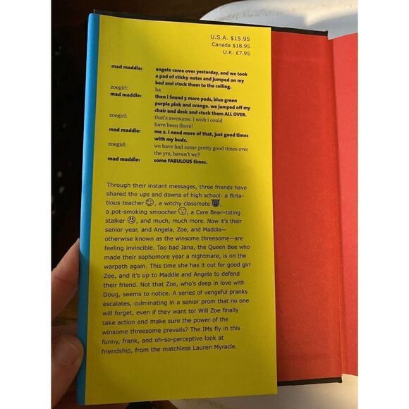 l8r, g8r (Internet Girls) - Hardcover By Myracle, Lauren - GOOD - Picture 7 of 8